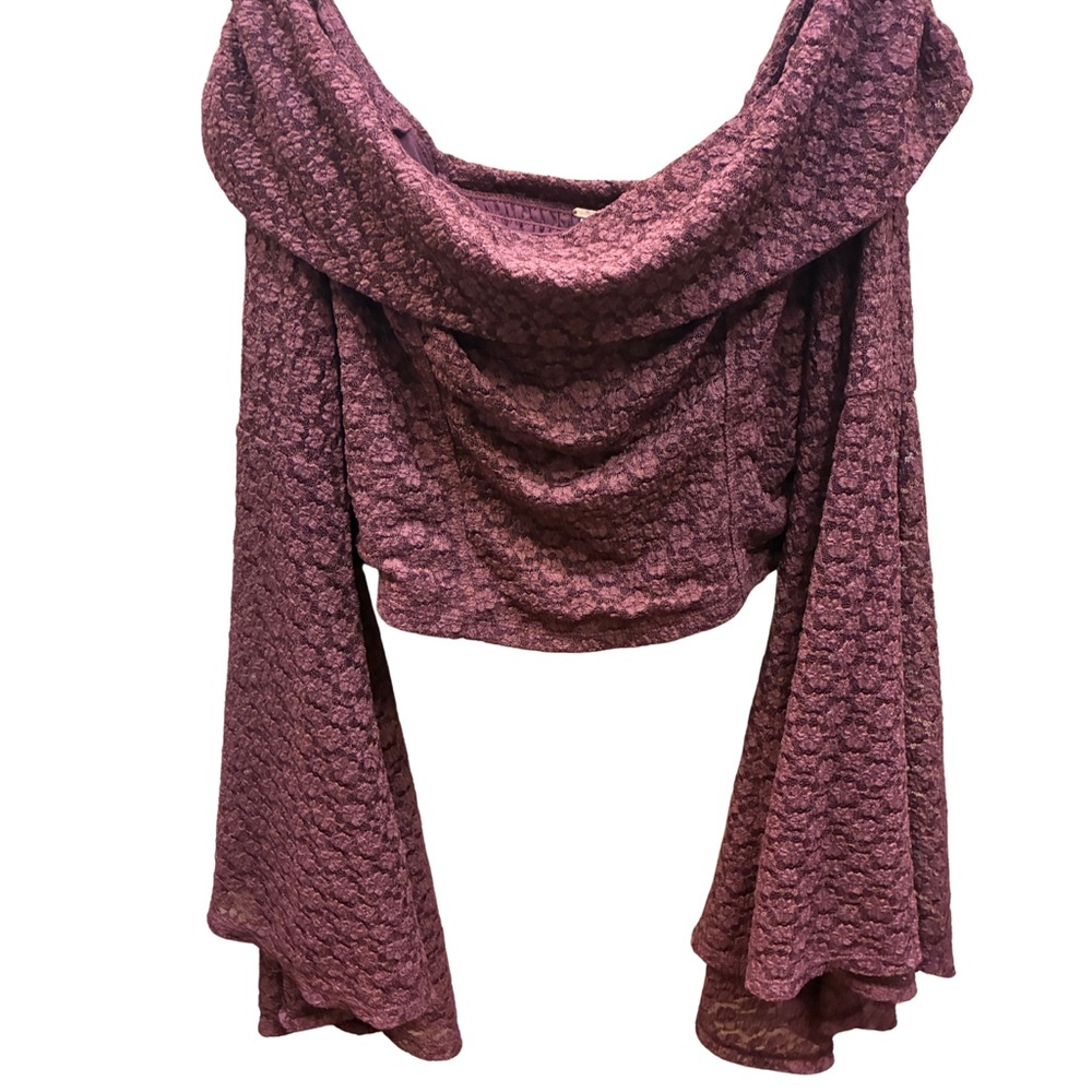 Free People Lola Lace Off-the-Shoulder Top, XL